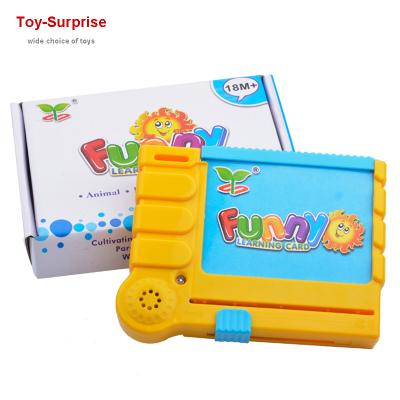 China Toy Gifts For Children Early Education Electric English Card Amusement Card Reader Language FLASHING Teaching Machine for sale