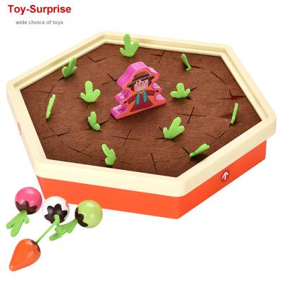 China Prentendre Game Pulling Carrot Matching Game Memory Find A Vegetable and Fruit Memory Game Kindergarten Early Education Teaching Aids for sale