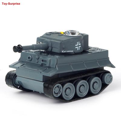 China RC Mini 4CH RC Model Micro Electronic Tank Car High Simulation Remote Control WW2 Tiger Tank Electronic Boys Gifts Toys For for sale