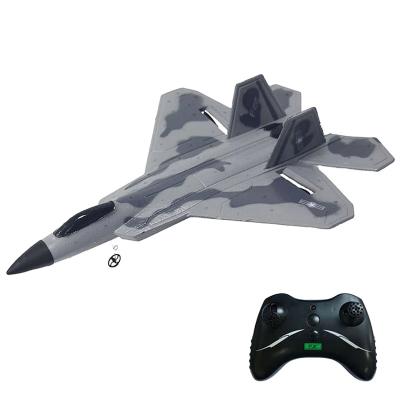 China RC model rc fighter plane simulation F-22 fighter EPP foam 2-Ch 2.4G RC plane easy to control for beginner for sale