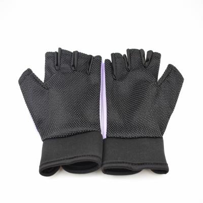 China Touch Screen Compatible Wholesale Fingerless Workout Weightlifting Logo Outdoor Fitness Gym Othersports Custom Gloves for sale