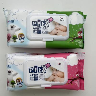 China Baby Skin Cleaning Japanese Popular Distributor Wet Cloths For Free Sample Soft Spunlace OEM Nonwoven Wet Cloths Baby Cleaning Cloths for sale