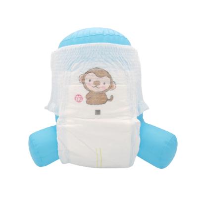 China Printed Disposable Baby Diaper Pants Soft Type Baby Diaper Pants OEM Diaper Pants for sale