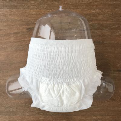 China Factory Price Wholesale Organic High Absorbency Baby Pants Printed Disposable Diaper for sale