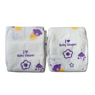 China Embroidered Disposable Baby Diaper Wholesale India Packs Raw Material Price Baby Diaper for sale