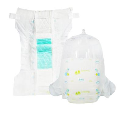 China Embroidered Core Baby Diaper Highly Absorbent Breathable Cloth-like Infant Diaper OEM Manufacturing for sale