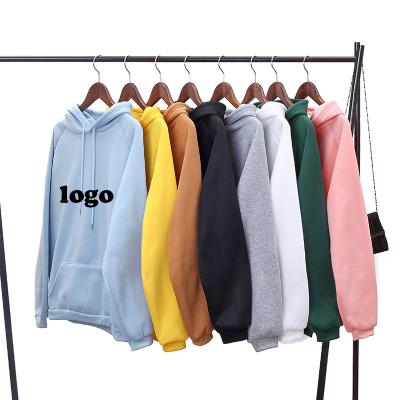 China Anti-wrinkle 2021 New Drop Women's Customized Loose Hoodies Solid Color Hooded Loungewear Women's Sweatshirt for sale