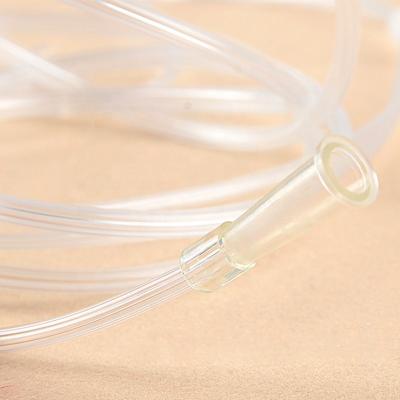 China Hot Selling High Quality Soft Oxygen Tubes 2m Oxygen Concentrator Medical Nasal Medical Tube Oxygen Nasal Cannula For Sale for sale