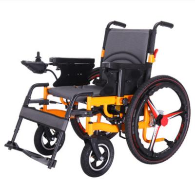 China New Convenient High Quality Electric Wheelchair Power Foldable Lightweight Aluminum Wheelchair for sale