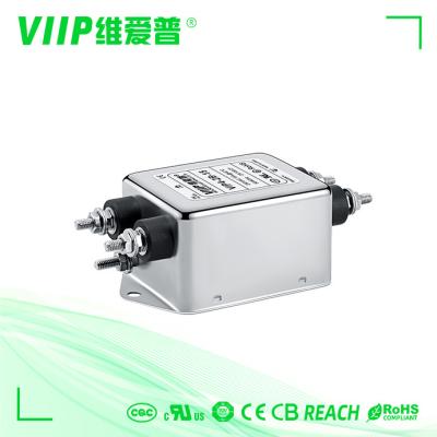 China De Filter van de de Wisselstroomlijn van Emi Filter 6A 120V 250V van de medische apparatuur Enige Fase Te koop