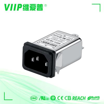 China einzelner Sicherung 94v-0 Iec EMI Filter 60-90dB für Testgerät zu verkaufen