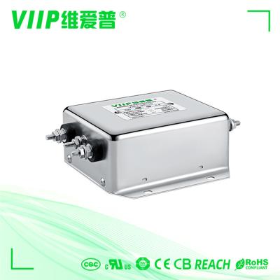 China 250VAC enige Fase EMI Filters, de Filters van het Veiligheidsmeetapparaat 10A EMI EMC Te koop