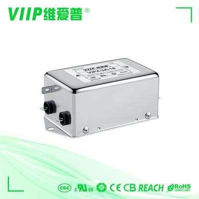 China 20A AC enkelfasig EMI-filter voor voedingen en UPS-systemen Te koop