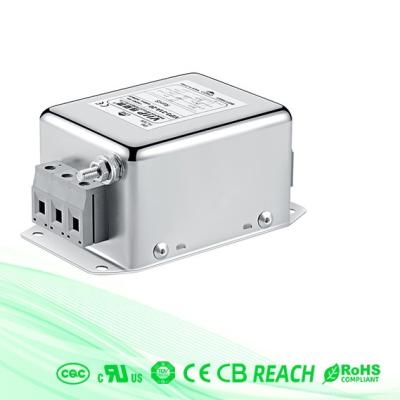 China Din-rail gemonteerde 3-fase Emi-filter 220v voor industriële airconditioner Te koop