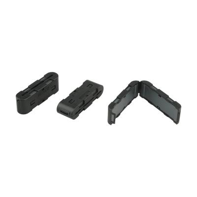 China 100KHz Black 7mm Clip On Ferrite Core for Optimal Signal Enhancement for sale