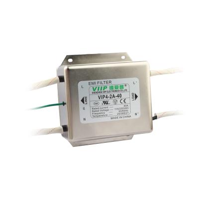 China 10A Rated Current Dc Emi Filters / Dc Emi Filter with Metal Housing for sale