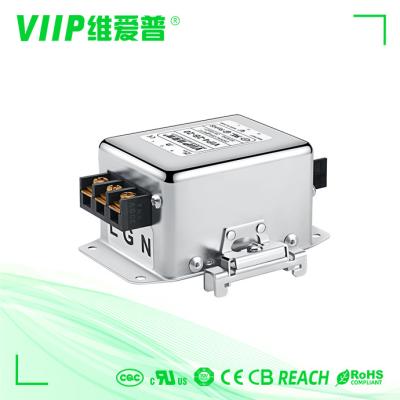 China Smart Terminal AC Line Single Phase EMI Filters 125VAC For Electric Device for sale