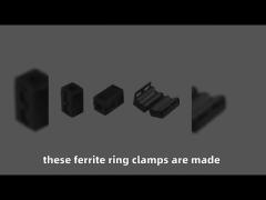 Black 10mm Clip On Ferrite Core Package Type For Aerospace And Defense Application