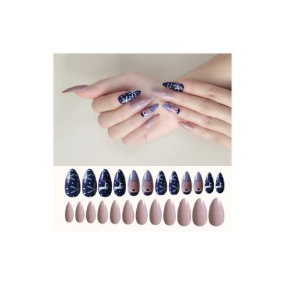 China Hot Selling Cheap Custom Instu Fake Nail Press Shape Halloween Fake Nails for sale