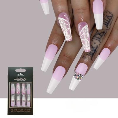 China Cheap Nail Art Summer Fake Nail 2021 Professional Manufacture CIA False for sale