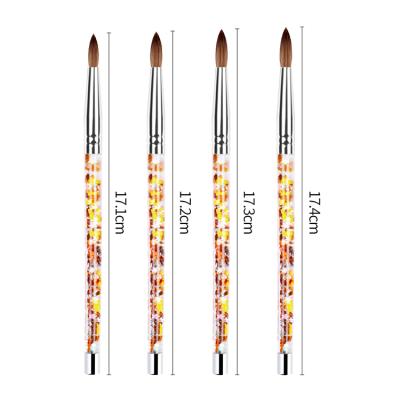 China INS In Stock Nail Painting Flower Set Pen Nylon Nail Art Tool for sale