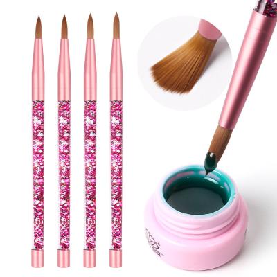 China INS Hot Sale Nail Salon Tools Line Painted Painting Flower Nail Pen 4pcs Hook Sets for sale