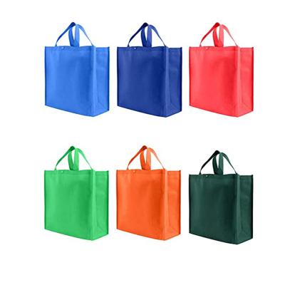 China Handled supplier bolsas ecologicas portable tnt laminated non woven fabric shopping bag for sale