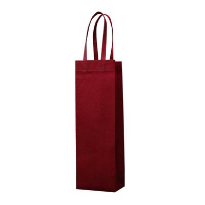 China Black Wine Eco Friendly Tote Bag Custom With Logo Non Woven Fabric for sale