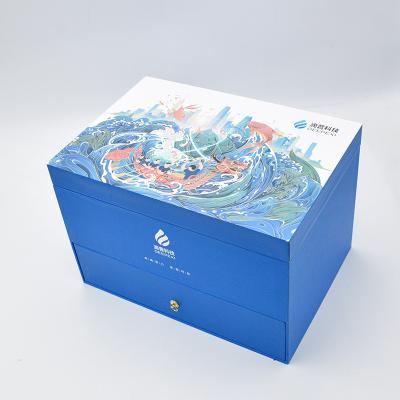 China Recycled Materials Customized Luxury Packaging Boxes Jewelery Paper Box Luxury Cosmetic Packaging Watch Packaging Box for sale