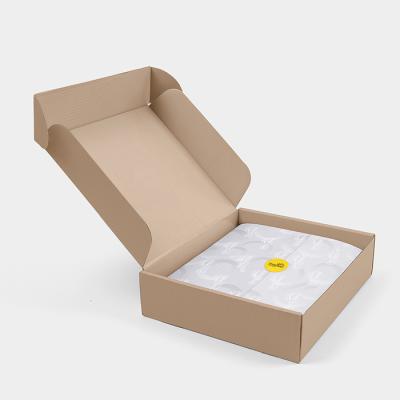 China Recycled Materials Custom Logo Printed Corrugated Shipping Packaging Box Large Black Cardboard Paper Wholesale Clothing Box for sale