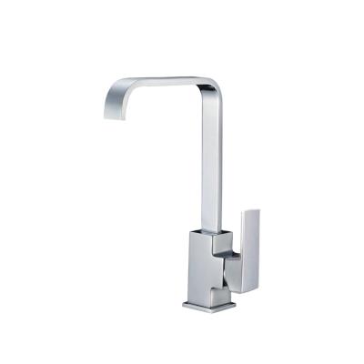 China Modern Design Thermostatic Watermark Faucets Sink Water Tap Chrome Square Single Handle Kitchen Faucet for sale