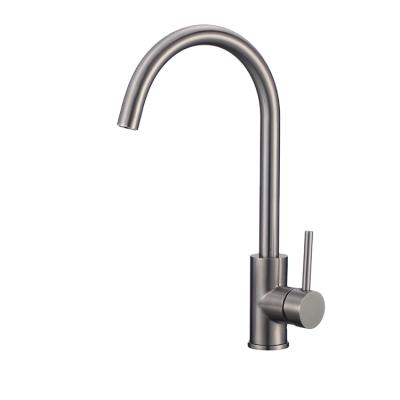 China Haijun cUpc Buffet Faucets Thermostatic Single Hole Single Handle Deck Mounted Stainless Steel Kitchen Faucet Mixer Tap for sale