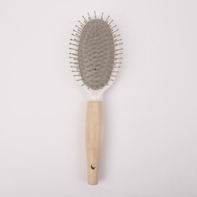 China OEM Newest Hair Style Air Brush Oval Air Cushion Comb Waterproof Custom Wooden Handle Cushion Long For Girls for sale