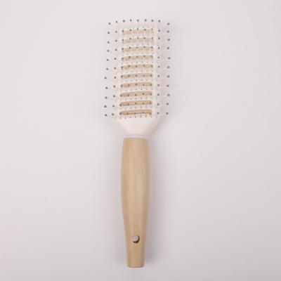 China Waterproof Anti-Static Straight Comb Stylist Massage Hair Salon Detangling Brush For Hair Denman Hair Brush for sale