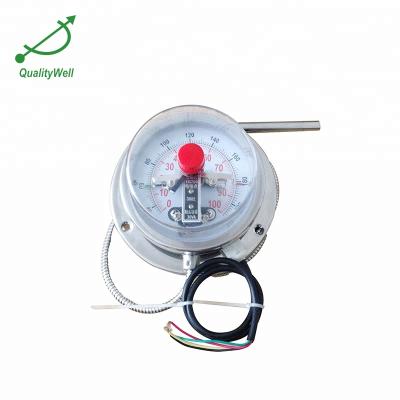 China High Electrical Contact Capillary Thermometer with Capillary Tube 4