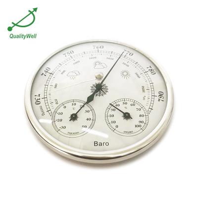 China 128MM Nautical 3 in 1 Thermometer Hygrometer Barometer Nautical Thermometer for sale