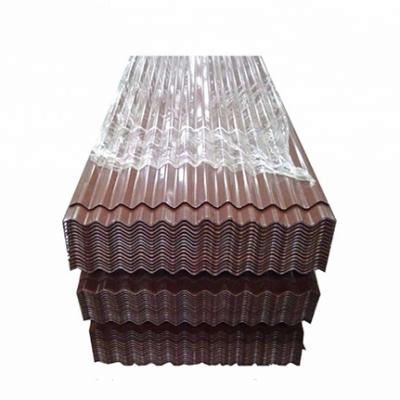 China Roofing Sheets Cheap Grade Orange Color Prepainted Corrugated Corrugated Roofing Sheet Gi Color Corrugated Roofing Sheet for sale