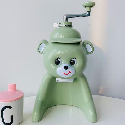 China Viable Manual Handle Maker Snow Cone Kids Crusher Machine DIY Ice Snow Ice Crusher For Drinks for sale