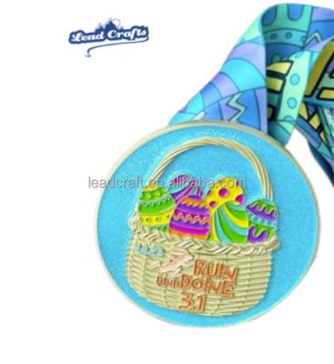 China Europe Oem Customized Medal With Ribbon Custom Sport Medal for sale