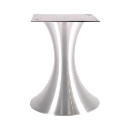 China Foshan classic trumpet aluminum base round table outdoor table base for sale