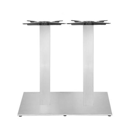 China Chuangdi Large Modern Rectangular Table Legs 700*400mm Stainless Steel Table Base for sale