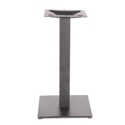 China Mordern Chuangdi Black Square Cast Iron Table Base Base For Dining Table Top for sale