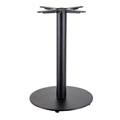 China Chuangdi Simple Round Metal Design Table Legs With Dia450mm Flat Base For Marble for sale