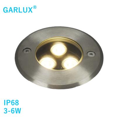 China LANDSCAPE 3-6w led recessed light stainless steel underwater pool light for sale