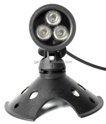 China 8 watt LANDSCAPE 12v led waterproof garden light black underwater light ip68 outdoor lighting for sale