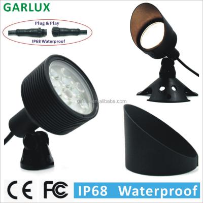 China Outdoor Waterproof Led Flood Lights Low Voltage 12v Lighting IP68 Landscape Flood Light 12v Underwater Light 24 Watt for sale