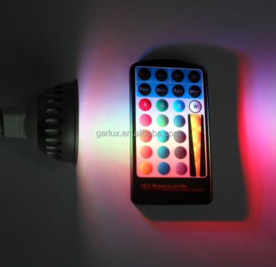 China Aluminum GU5.3 MR16 RGB Color Changing Led Bulb RGB Spot Light for sale