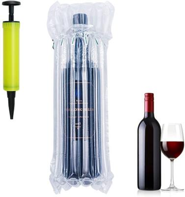 China Protect Packing For Wine Bottle Protector Film Air Column Wrap Bag Shockproof Inflatable Bag Damping Bubble Air Pillow With Reusable Compressor for sale