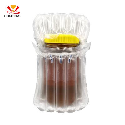 China Customizable Factory Air Column Deal Express Packaging Protective Direct Materials Customizable Bag For 1000g Honey Jar/Glass Bottle for sale