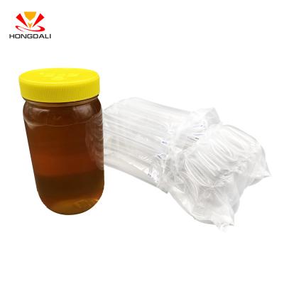 China Environmental Honey 1000g Glass Bottle Air Column Bag Shockproof Packaging for sale